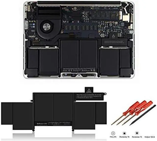 Alt view image 4 of 5 - BatPower A1493 Replacement Laptop Battery for Apple Late 2013 Mid 2014 MacBook Pro 13-inch Retina A1502 EMC 2678 EMC 2875 Battery MacBook Pro 13" A1502 Apple A1493 Battery 71.8Wh