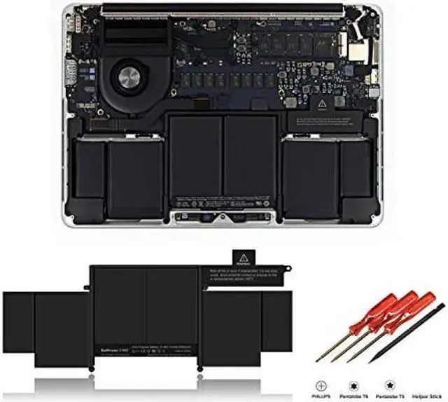 Alt view image 2 of 5 - BatPower A1582 Replacement Laptop Battery for Apple Early 2015 MacBook Pro 13-inch Retina A1502 EMC 2835 Battery MacBook Pro 13" A1502 Apple A1582 Battery 74.9Wh