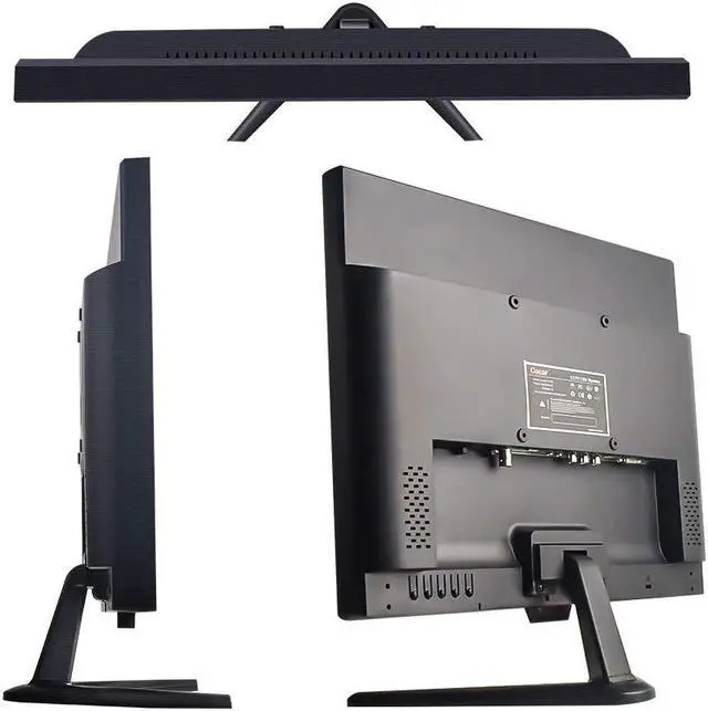 Alt view image 2 of 5 - Cocar CCTV Security Monitor, 19 inch Security Surveillance Monitor for Home Security Systems Surveillance Camera STB PC, 1280x1024 Vesa 10 * 10 Mounting Built-in Speaker, BNC/VGA/HDMI/Audio in & Out