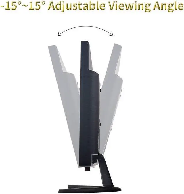 Alt view image 4 of 5 - Cocar CCTV Security Monitor, 19 inch Security Surveillance Monitor for Home Security Systems Surveillance Camera STB PC, 1280x1024 Vesa 10 * 10 Mounting Built-in Speaker, BNC/VGA/HDMI/Audio in & Out