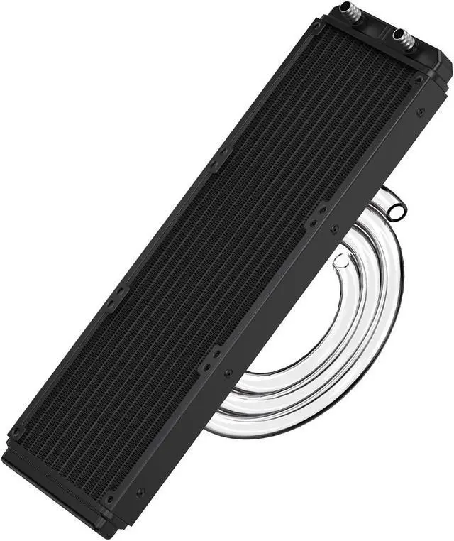Main image of Clyxgs Water Cooling Radiator, 12 Pipe Aluminum Heat Exchanger Radiator with Tube for PC CPU Computer Water Cool System DC12V 360mm