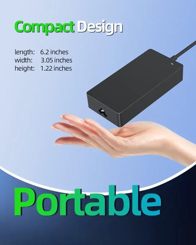 Alt view image 4 of 5 - 170W AC Charger Replacement for Lenovo Thinkpad P15 P16 P17 T15p T15g P15v P16v Gen 1 2 3, P1 Gen 1 2 3 4 5 6 7, P70 P71 P73 P50 P51 P52 P53 Laptop Power Adapter Supply Cord, Square Tip