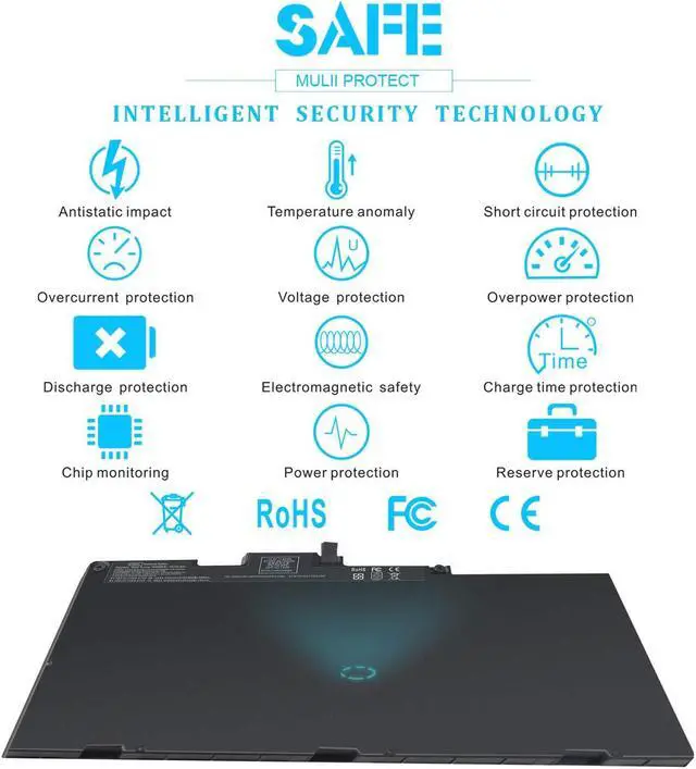 Alt view image 5 of 5 - CS03XL Battery for HP EliteBook 840 850 745 755 848 G3 G4 ZBook 15u G3 G4 mt42 mt43 CS03046XL 800513-001 800231-1C1 800231-141 800231-271 HSTNN-IB6Y HSTNN-UB6S HSTNN-I33C HSTNN-I41C T7B32AA cso3xl
