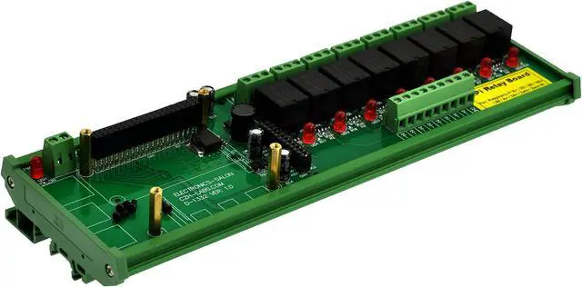 Alt view image 2 of 5 - DIN Rail Mount 8 SPDT IoT Power Relay Module for Raspberry Pi