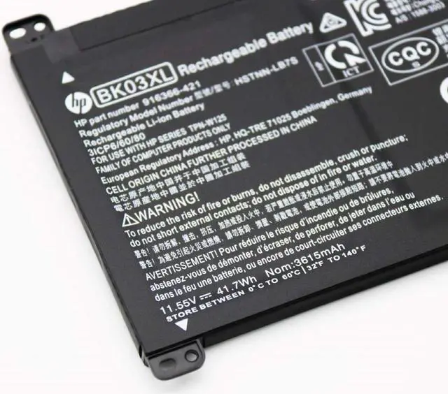 Alt view image 2 of 5 - HP BK03XL Battery replaceable for HP Pavilion X360 14-BA000 14M-BA000:14m-ba011dx 14m-ba013dx 14m-ba015dx 14m-ba114dx 14-ba253cl 14-ba125cl 14-ba175nr 916366-421 541 916811-855 HSTNN-LB7S UB7G