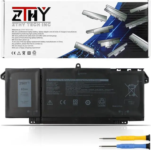 Main image of 7FMXV 63Wh Laptop Battery Replacement for Dell Latitude 5320 7320 7420 7520 Latitude 5320 2-in-1/7320 2-in-1/7420 2-in-1 P133G P134G P135G P136G P138G P139G P110F TN2GY 9JM71 4M1JN 1PP63 15.2V 4-Cell