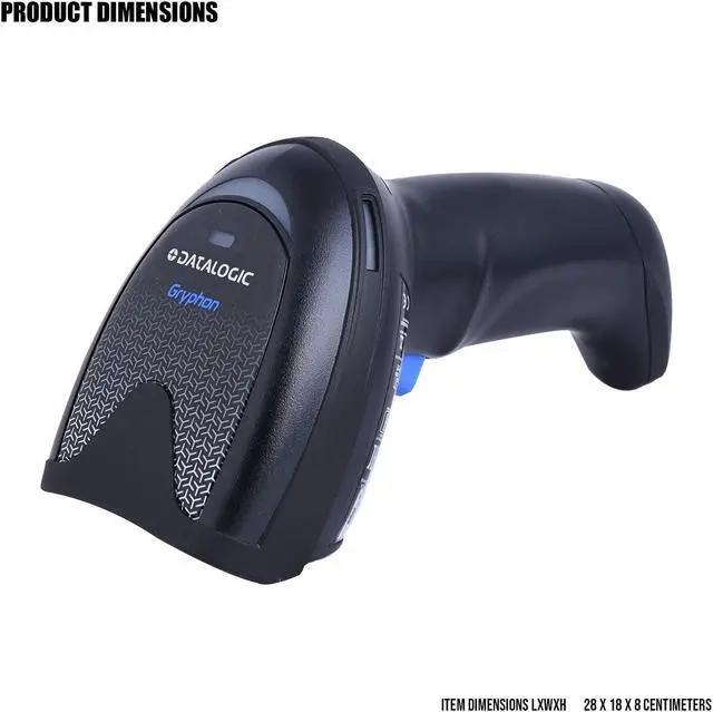 Alt view image 5 of 5 - Datalogic Gryphon GD4590-HD (High Density) Handheld 2D/1D Barcode Scanner with USB Cable