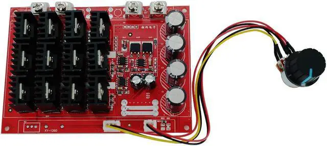 Main image of DEVMO Motor Controller,PWM DC Motor Speed Controller 10-50V 60A High Power HHO RC Driver PWM Controller Module 12V 24V 48V 3000W Extension Cord with Switch