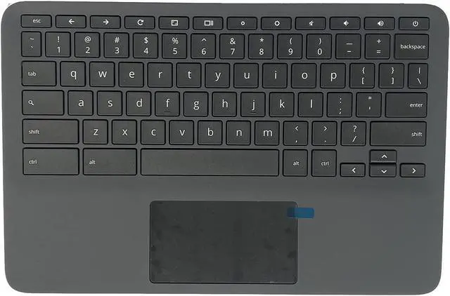 Main image of Replacement for HP 11A G8 EE Laptop Upper Case Palmrest Keyboard Touchpad Assembly Part L92832-001 Top Cover