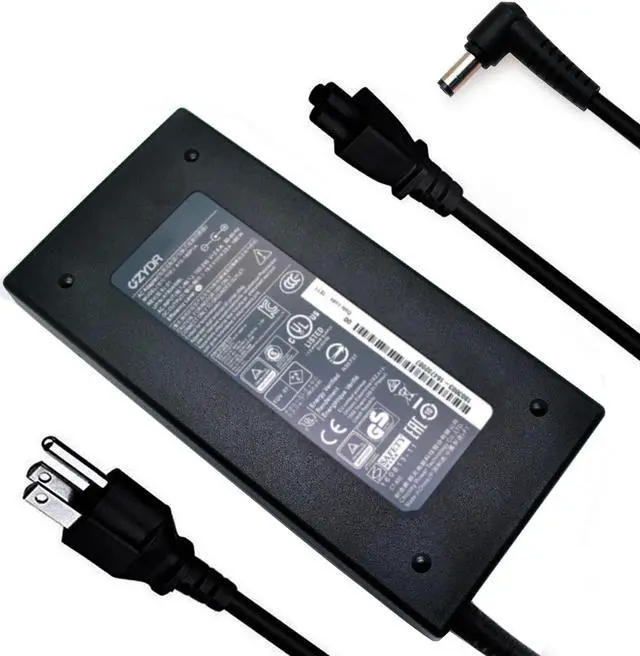 Main image of 19.5V 9.23A 180W Laptop Charger for Msi A15-180P1A, for Sager NP7876 NP7856-N NP7856-S NP8956 NP8957 Notebook AC Adapter 5.5x2.5mm with Power Cord
