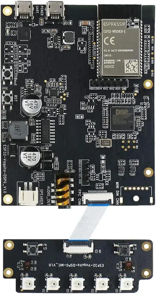 Main image of ESP32-Vaquita-DSPG Development Board