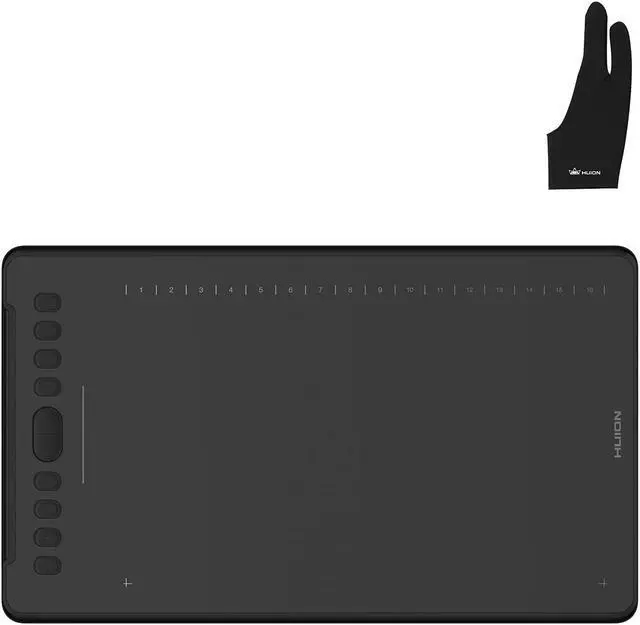 Main image of HUION Inspiroy H1161 Graphics Drawing Tablets Android Devices Support with 8192 Pressure Sensitivity Battery-Free Stylus, Pen Tablet for Chromebook, Android, Windows and Mac
