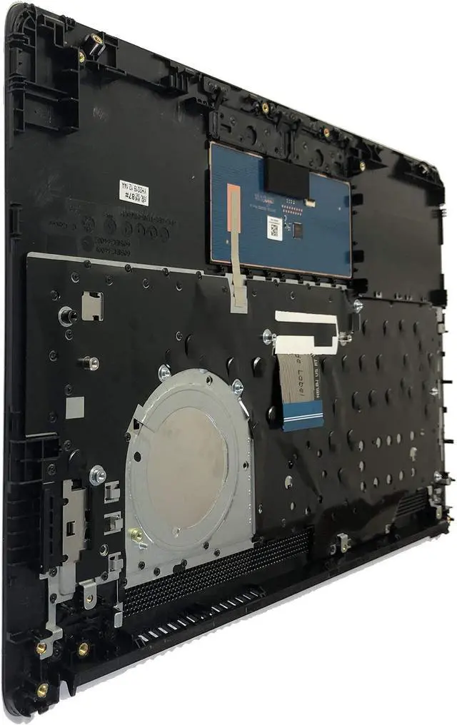 Alt view image 4 of 5 - Replacement for HP 14-cm 14T-CM 14Z-CM 14-CK 14-ck 14-cm 14-dg 14q-cs 14q-cy Laptop Upper Case Palmrest Keyboard Assembly Part L23239-001 6070B1306301 Top Cover Black
