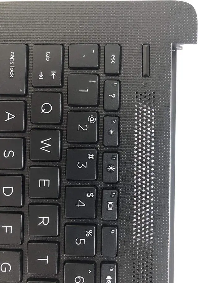 Alt view image 3 of 5 - Replacement for HP 14-cm 14T-CM 14Z-CM 14-CK 14-ck 14-cm 14-dg 14q-cs 14q-cy Laptop Upper Case Palmrest Keyboard Assembly Part L23239-001 6070B1306301 Top Cover Black