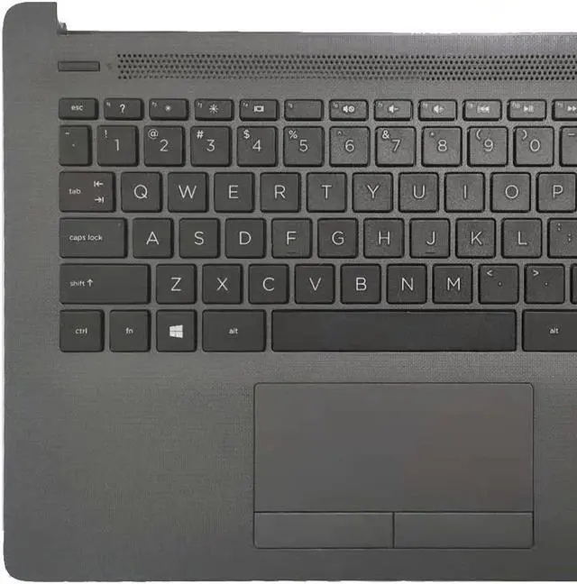 Alt view image 4 of 5 - Replacement for HP Probook 240 G7 245 246 G7 Laptop Upper Case Palmrest Non-Backlit Keyboard Touchpad Assembly Part 6070B1306305 L44060-001
