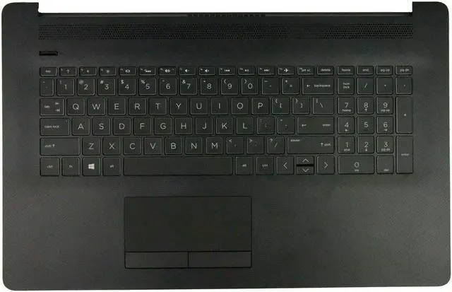 Main image of Replacement for HP Pavilion17BY 17-by 17CA 17-CA Laptop Upper Case Palmrest Non-Backlit Keyboard Touchpad Assembly Part L22751-001 6070B1308101