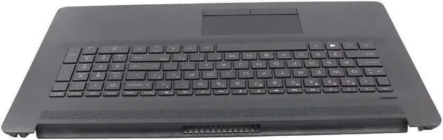 Alt view image 3 of 5 - Replacement for HP Pavilion17BY 17-by 17CA 17-CA Laptop Upper Case Palmrest Non-Backlit Keyboard Touchpad Assembly Part L22751-001 6070B1308101