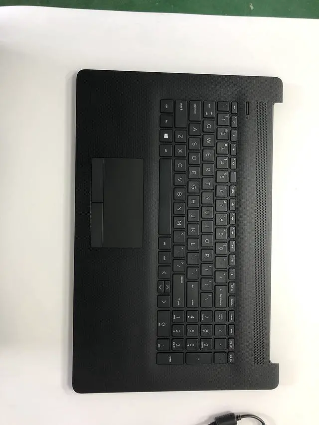 Alt view image 4 of 5 - Replacement for HP Pavilion17BY 17-by 17CA 17-CA Laptop Upper Case Palmrest Non-Backlit Keyboard Touchpad Assembly Part L22751-001 6070B1308101