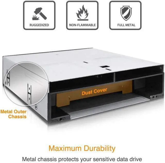 Alt view image 4 of 5 - ICY DOCK 3 Bay 2 x 2.5 & 1 x 3.5 SATA HDD/SSD Hot Swap Backplane Docking Enclosure for 5.25 Bay | flexiDOCK MB095SP-B