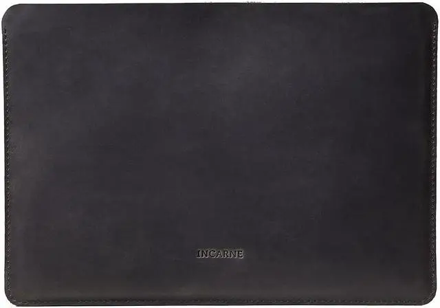 Main image of Leather Laptop Sleeve Apple | MacBook Air 13 inch Sleeve Case | MacBook Pro 13 Sleeve - Fits MacBook Air & Pro 13" M1 A2337 A2338, M2 A2681, Gray