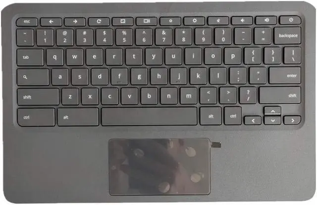Main image of Replacement for HP Chromebook 11 G6 EE Laptop Upper Case Palmrest Keyboard Touchpad Assembly Part L14921-001