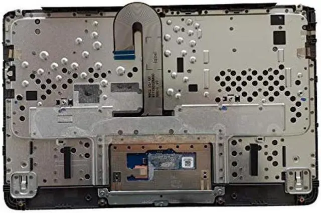Alt view image 2 of 5 - Replacement for HP Chromebook 11 G7 EE Laptop Upper Case Palmrest Keyboard Touchpad Assembly Part L52573-001 EA0G5003010