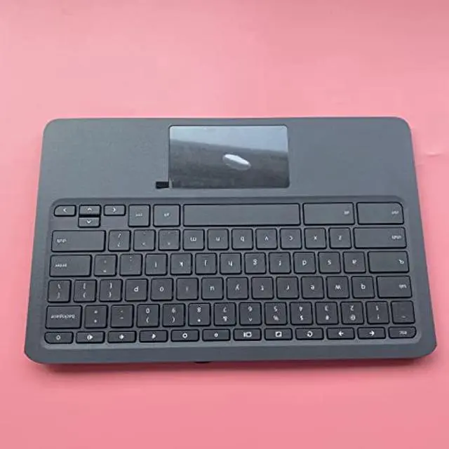 Alt view image 3 of 5 - Replacement for HP Chromebook 11 G7 EE Laptop Upper Case Palmrest Keyboard Touchpad Assembly Part L52573-001 EA0G5003010
