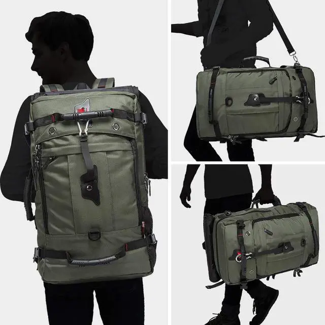 Alt view image 2 of 5 - KAKA Travel Backpack, Carry On Backpack Durable Convertible Duffle Bag Fit for 17.3 Inch Laptop for Men and Women(Large 40L)