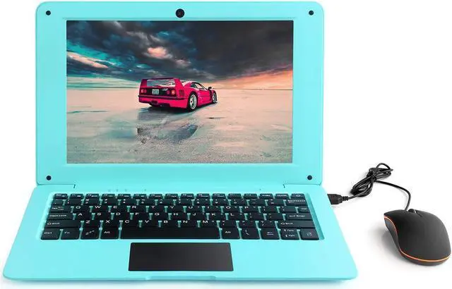 Alt view image 3 of 5 - Goldengulf Windows 10 Computer Laptop Mini 10 Inch 32GB Ultra Thin and Light Netbook Quad Core CPU PC HDMI WiFi USB Netflix YouTube (Blue)