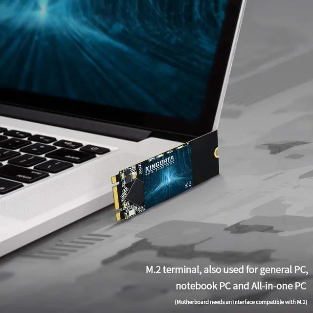 Alt view image 4 of 5 - KINGDATA SSD M.2 2260 512GB Internal Solid State Drive High-Performance Hard Drive for Desktop Laptop SATA III 6Gb/s (512GB, M.2 2260)