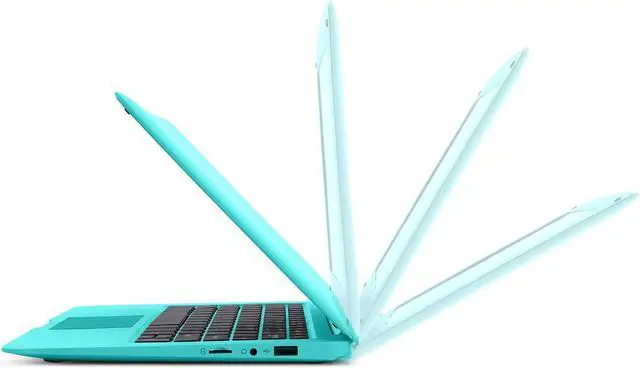 Alt view image 5 of 5 - Goldengulf Windows 10 Computer Laptop Mini 10 Inch 32GB Ultra Thin and Light Netbook Quad Core CPU PC HDMI WiFi USB Netflix YouTube (Blue)