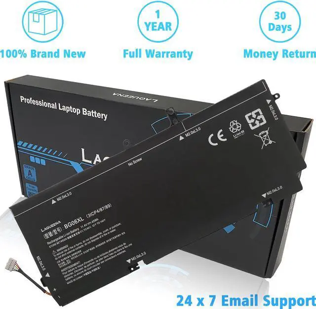 Alt view image 5 of 5 - LAQUEENA BG06XL Laptop Replacement Battery for HP EliteBook 1040 G3 Series BG06XL BG06045XL 804175-181 804175-1B1 804175-1C1 805096-001 805096-005 HSTNN-IB6Z 11.4V 45WH/3780MAH 6-Cell