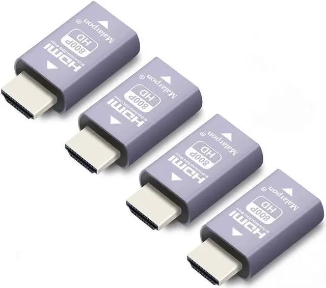 Main image of Malarpon Hdmi Edid Emulator Passthrough 3rd Generrtion Aluminum fit Headlesskeep The EDID of The Monitor Active Switches and Extenders 1280x800@59Hz 4P