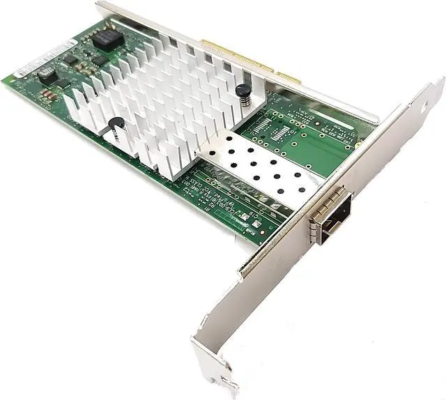 Alt view image 4 of 5 - HINYSENO 1 Port 10GbE SFP+ Fiber Optic PCI-Express x 8 NICs Gigabit Ethernet Server Adapter 1 Port Network Interface Controller Card for 82599EN Chipset, Compare to Intel X520-DA1