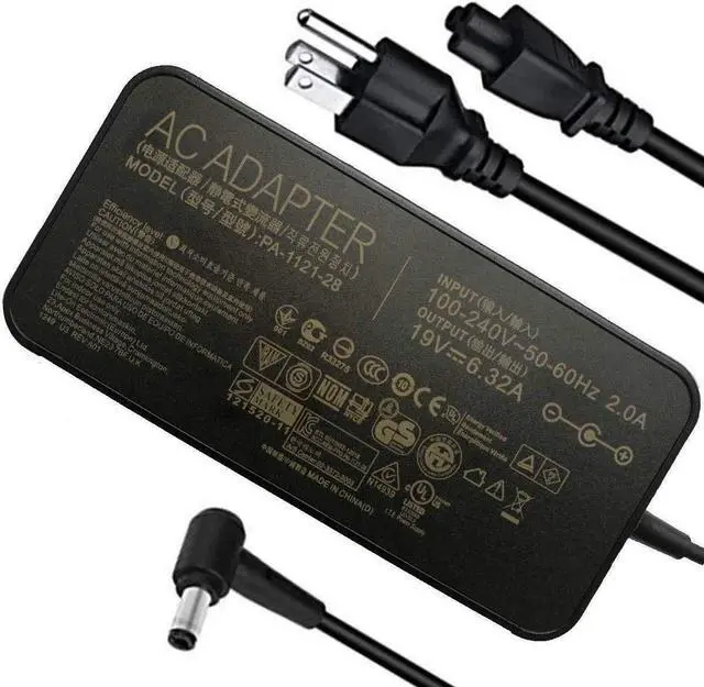 Main image of Laptop Charger Laptop Adapter 19V 6.32A 120W 5.5 X 2.5mm ADP-120RH B Power Adapter AC Charger Compatible with Asus N56JN N56JR N56VB N56VJ N56VM N56VV N56VZ N56X N56XI N71Ja N71Jq