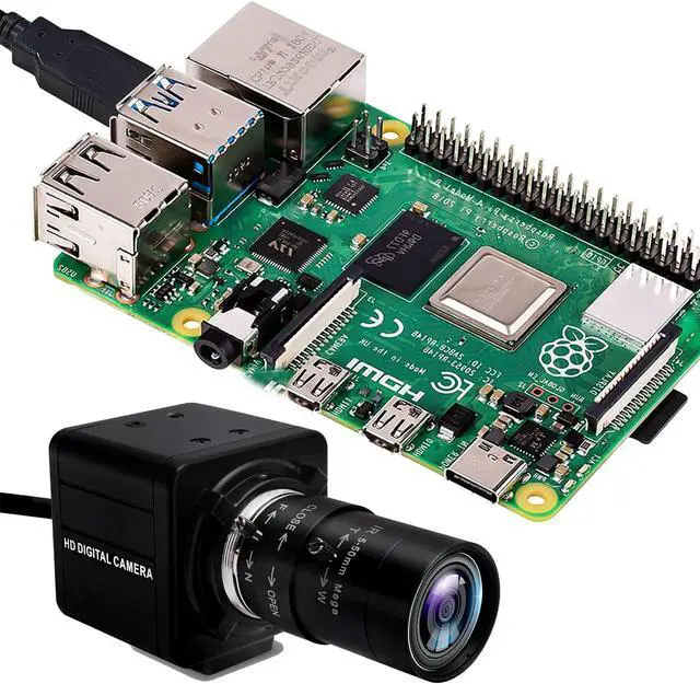 Alt view image 4 of 5 - IFWATER 4K Ultra HD 5-50mm Zoom Manual Lens USB Web Camera, 2160P IMX317 Sensor, 10X Varifocus Close-up USB Webcam for Windows/Linux/Raspberry Pi
