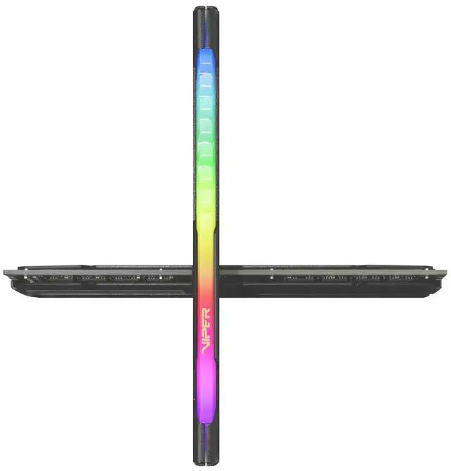 Alt view image 5 of 5 - Patriot Viper Steel RGB DDR4 RAM 16GB (2X8GB) 3200MHz CL18 1.35v UDIMM Desktop Gaming Memory Kit Compatible with XMP - PVSR416G320C8K