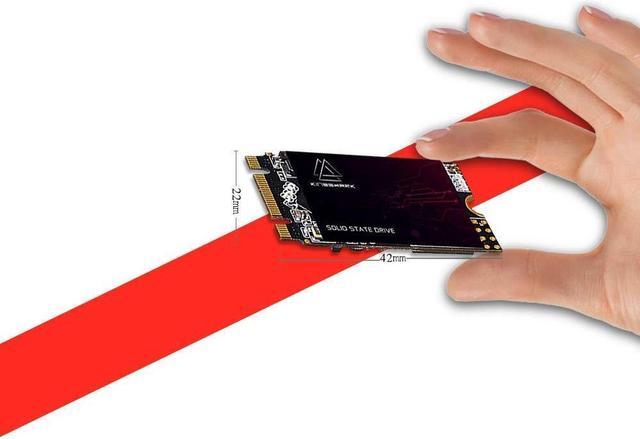 Alt view image 2 of 5 - Kingshark gamer M.2 2242 SSD 1TB Ngff Internal Solid State Drive High-Performance Hard Drive for Desktop Laptop SATA III 6Gb/s Includes SSD (1TB, M.2 2242)