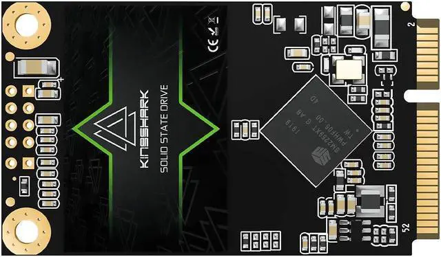 Main image of Kingshark Gamer mSATA 512GB Internal Solid State Drive High Performance Hard Drive for Desktop Laptop SATA III 6Gb/s Includes SSD (512GB, mSATA)