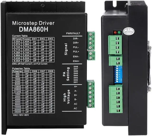Main image of CNC Stepper Motor Driver, 1880VAC Stepper Motor Driver, Stepper Motor Accessories Good Performance DMA860H for Stepper Motor