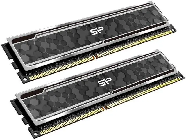 Main image of Silicon Power Value Gaming DDR4 RAM 16GB (2x8GB) 3200MHz (PC4 25600) CL16 1.35V Desktop Memory Module with Heatsink Camouflage Grey SP016GXLZU320BDAJ5