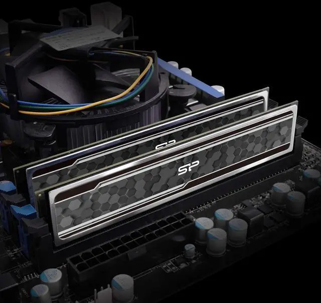 Alt view image 5 of 5 - Silicon Power Value Gaming DDR4 RAM 16GB (2x8GB) 3200MHz (PC4 25600) CL16 1.35V Desktop Memory Module with Heatsink Camouflage Grey SP016GXLZU320BDAJ5