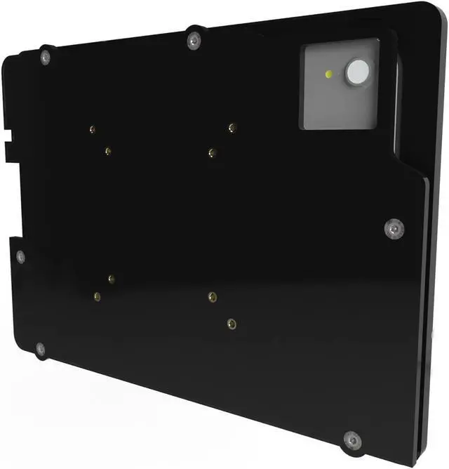 Alt view image 3 of 5 - TABcare Anti-Theft Acrylic VESA Enclosure for Apple iPad Air 4 5 10.9" with Free Wall Mount Kit & 90-Degree Angle USB C Charge Cable (iPad AIr 4/5 10.9", Black)