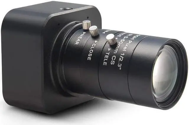 Main image of MOKOSE HD Webcam USB 3840 x 2160 Digital Industrial Camera with CS-Mount 5-50mm Telephoto Zoom Manual Lens UVC Free Drive.