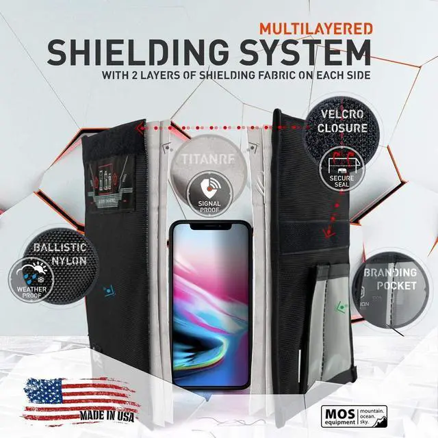 Alt view image 2 of 5 - Mission Darkness Faraday Bag Bundle [Standard Collection] - Phone, Tablet, and Laptop Size Bags Included + Bonus Key fob Bag. RF Shielding, EMF Reduction, EMP Protection, Anti-Tracking & Hacking