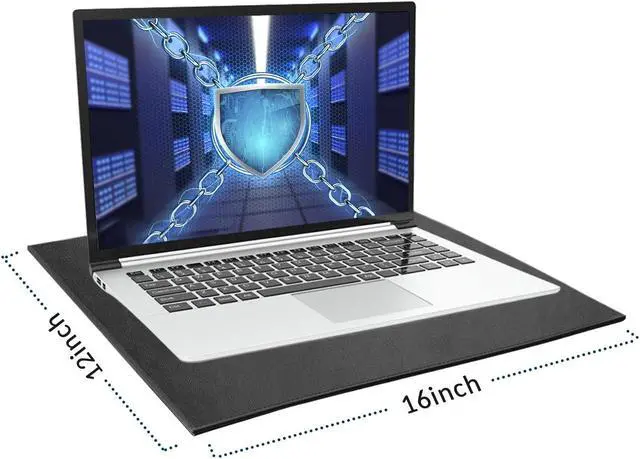 Main image of EMF Laptop Pad Protection, NEWBEAU Radiation Computer Pad Blocking, Heat Shielding Laptop Pad Protect Our Body from EMF, Radiation, Fits Laptops, Notebooks, Tablets12IN * 16IN