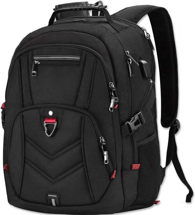 NEWHEY Laptop Backpack 18 Inch Business Travel Backpacks for Men Women Extra Large Waterproof TSA Anti Theft College Bookbags with USB Charging Port 18.4 Gaming Computer Backpack Black Newegg