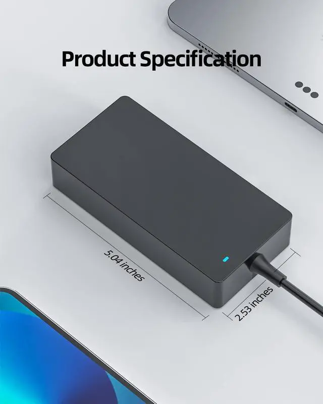 Alt view image 5 of 5 - 180W AC Charger Fit for Asus A17-180P1A, ADP-150CH B, ADP-150CH BB, A18-150P1A,0A001-00262100, 0A001-00263400,Proart Studiobook Pro17 W700G3P W700G2T W700G1T X W730G2T W730G1T Power Cord