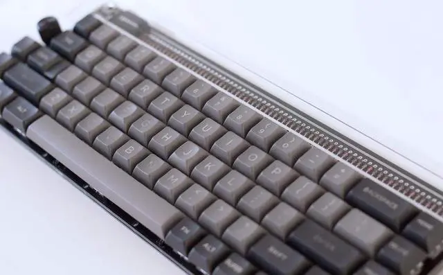 Alt view image 2 of 5 - nullbits Nibble 65% 72 Key Programmable QMK Mechanical Keyboard Kit (Black)