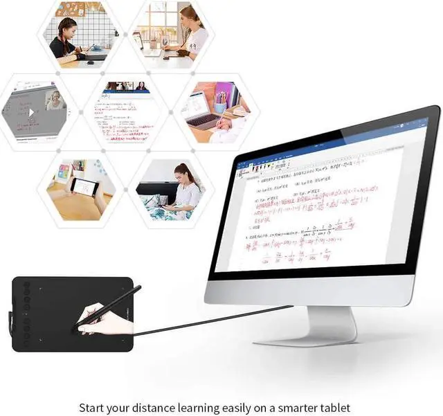 Alt view image 5 of 5 - Wireless Drawing Tablet XPPen Deco mini7W Graphic Tablet Pen Tablet with 8192 Levels Pressure, 7 x 4 inch Artist Tablet for Online Teaching/E-Learning Compatible with Window/Mac/Android/Chrome/Linux